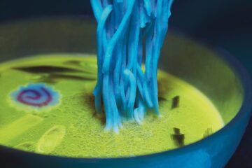 Bioluminescent ramen from Nakamura.ke