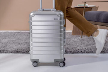 Away Aluminum Edition Carry-on smart suitcase