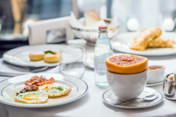 Room service breakfast