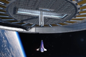 Von Braun rotating space station hotel