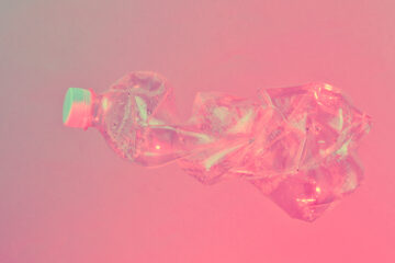 Single-use plastic bottle