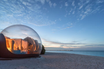 Beach Bubble Tent, Seaside Finolhu, Maldives