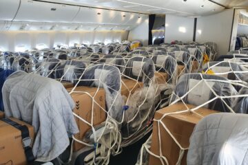 British Airways PPE cargo from China