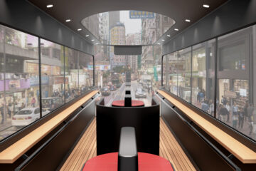 Island tram, Hong Kong, by Andrea Ponti