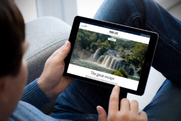 British Airways digital version of High Life magazine