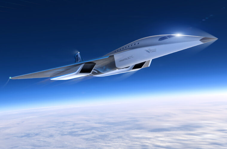 Virgin Galactic supersonic aircraft