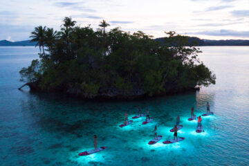 Meridian Adventure Sail, Paddleboarding Raja Ampat, Indonesia
