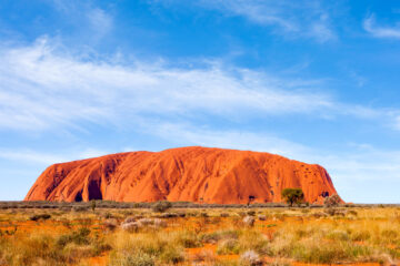 Uluru (Ayer's Rock) in Uluru-Kata Tjuta National Park