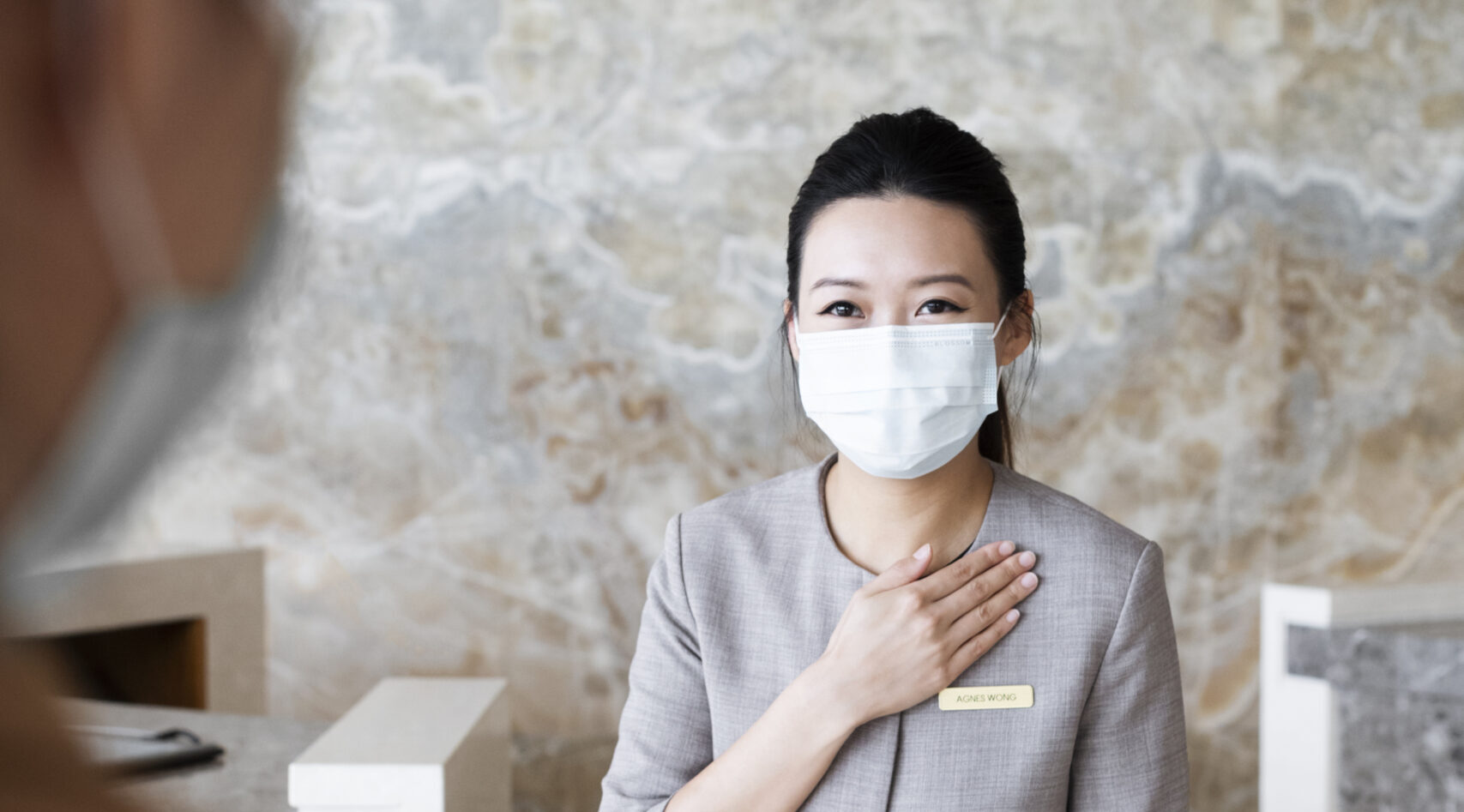 Shangri La Hotel Singapore Valley reception