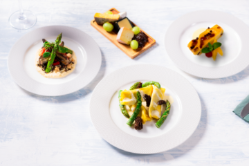 British Airways first class meal kits