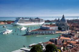 Cruise ship in Venice