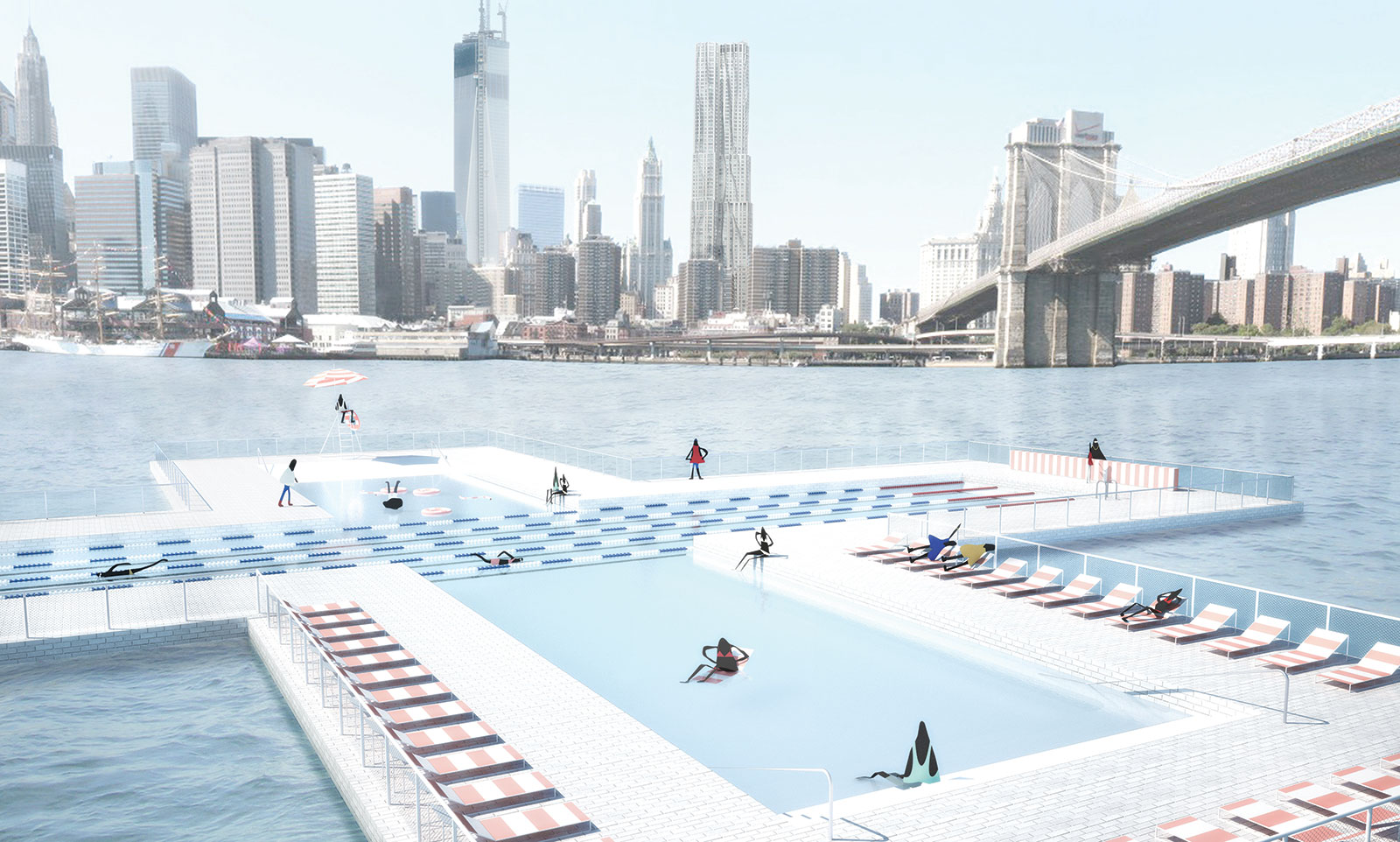 Plus Pool East River New York City
