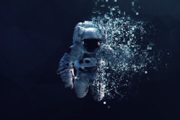 Astronaut in outer space