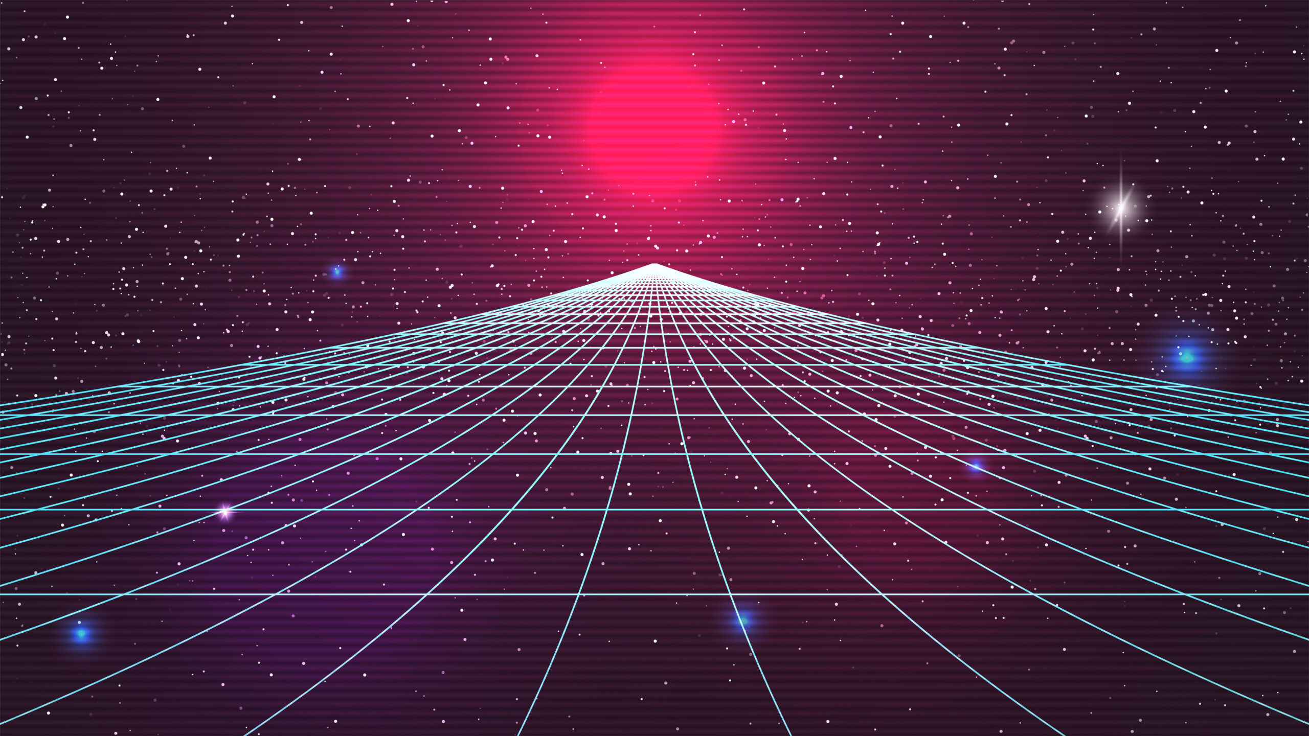 Synthwave sunset