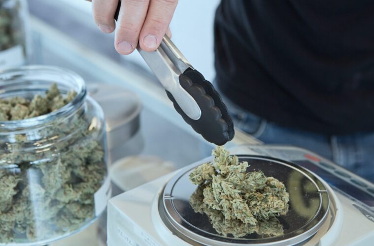 Weighing weed