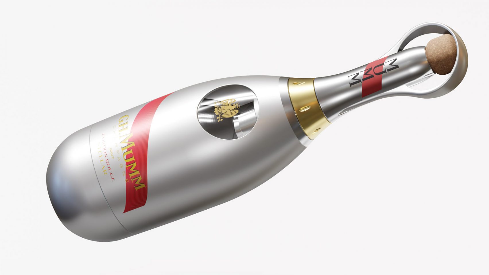 GH Mumm space champagne