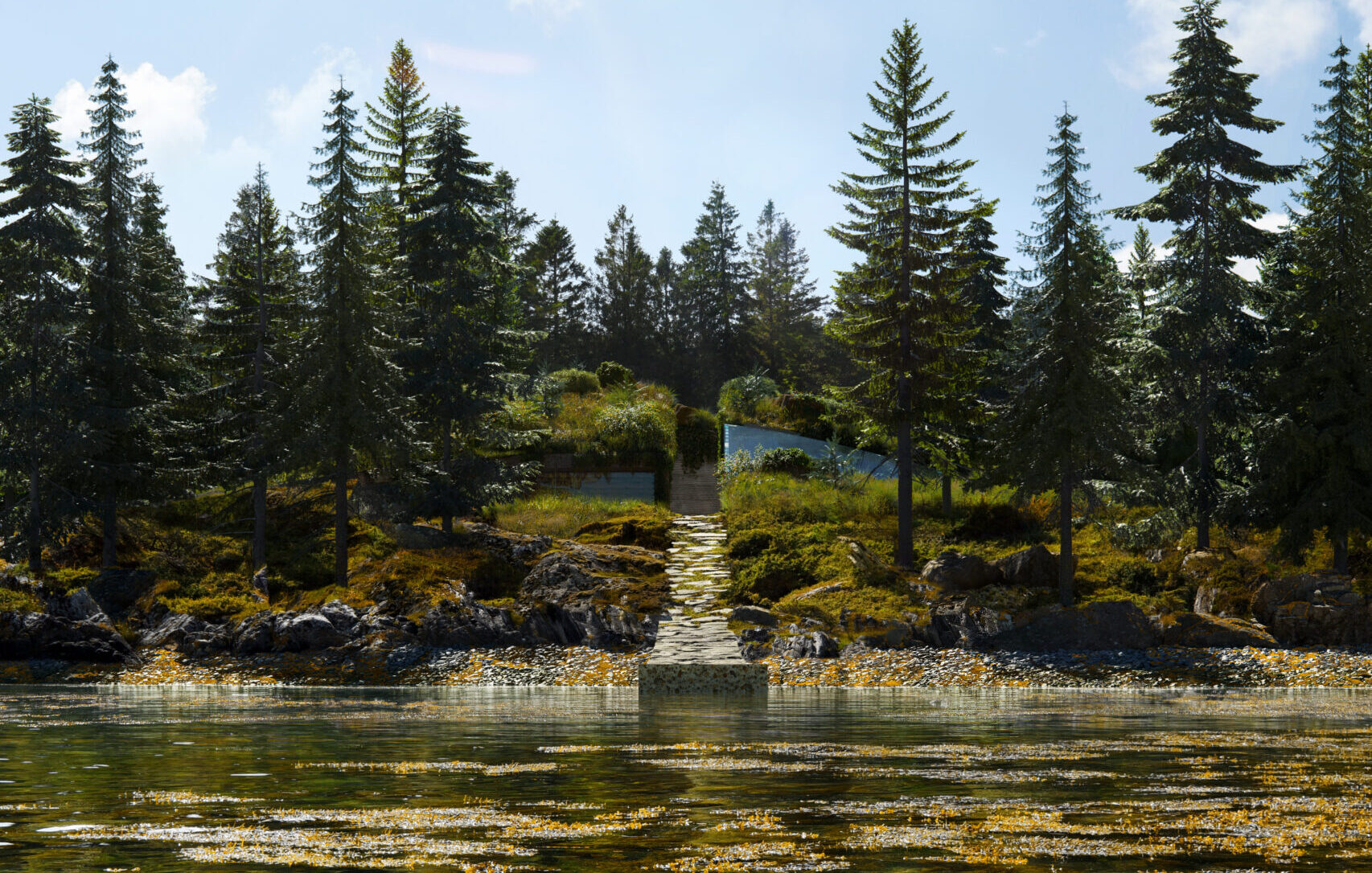 Vollebak Island - main house