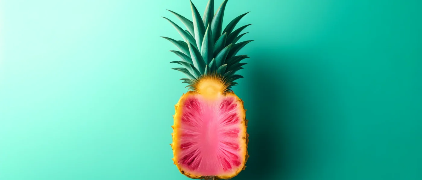 DALL·E pink pineapple